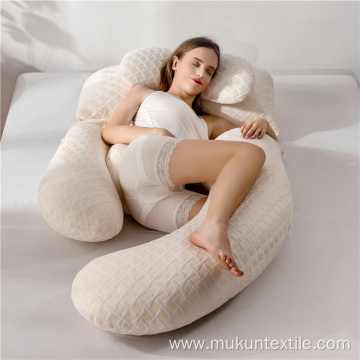 U shaped body pregnancy maternity pillow